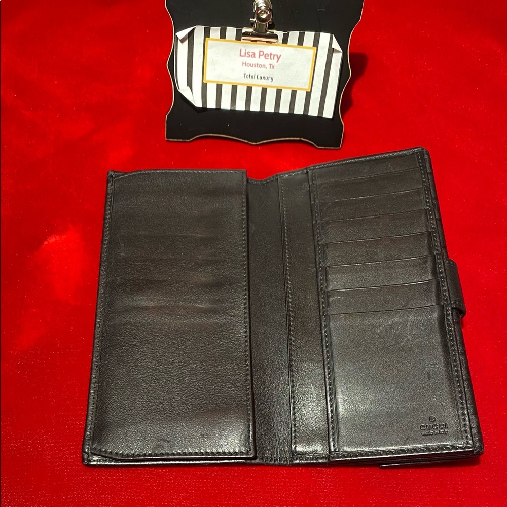 ♥️♥️SOLD♥️♥️ Black Guccissima Leather Embossed - Picture 4 of 12